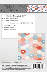 Stacked Tiles Quilt Pattern by Crabtree Arts Collective Finished Size 78" x 78"