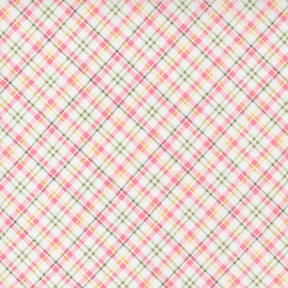Renew Plaid Strawberry 55562-15 yardage by Sweetwater for Moda Fabrics Sold in 1/2 Yard Increments