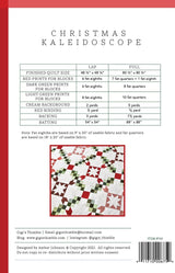 Christmas Kaleidoscope Quilt Pattern # GGT0743 By Amber Johnson of Gigi's Thimble Printed Pattern Only