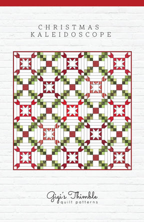 Christmas Kaleidoscope Quilt Pattern # GGT0743 By Amber Johnson of Gigi's Thimble Printed Pattern Only