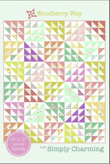 Simply Charming Quilt PAPER Pattern ONLY by Alli Jenson of Woodberry Way #126
