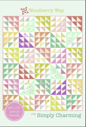 Simply Charming Quilt PAPER Pattern ONLY by Alli Jenson of Woodberry Way #126