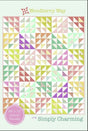 Simply Charming Quilt PAPER Pattern ONLY by Alli Jenson of Woodberry Way #126