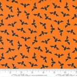Too Cute to Spook Wing Ding in Orange Pumpkin by Me & My Sisters Designs for Moda Fabrics 22423-13 Sold in 1/2 yard increments