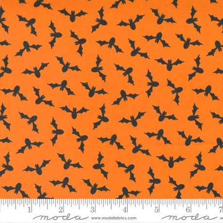 Too Cute to Spook Wing Ding in Orange Pumpkin by Me & My Sisters Designs for Moda Fabrics 22423-13 Sold in 1/2 yard increments