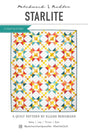 Starlite Quilt Pattern by Patchwork and Poodle, Elaine Bergman Multiple sizes