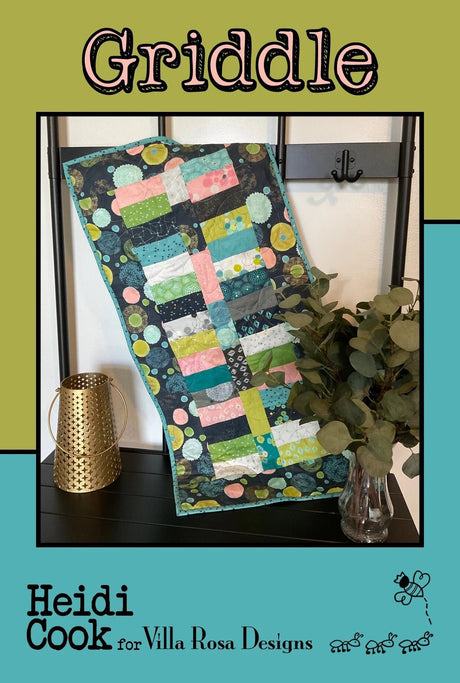 Griddle Pattern Card by Villa Rosa Designs finished size 18" x 40"