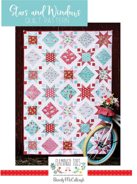 Stars and Windows Quilt Pattern Beverly McCullough FT-8009 Paper Pattern only