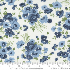Nantucket Summer Somerset Cream Multi yardage 55260-11 by Camille Roskelley for Moda Fabrics
