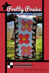Pretty Posies Pattern Card by Villa Rosa Designs finished size 16"x60"