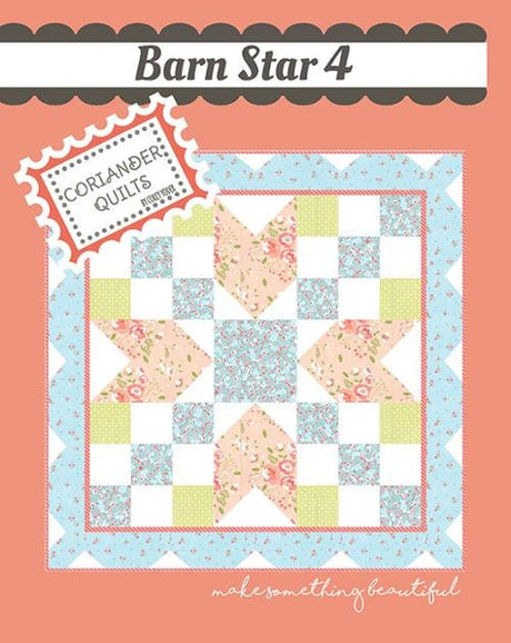 Mini Barn Star 5 Quilt Pattern by Coriander Quilts CQ198
