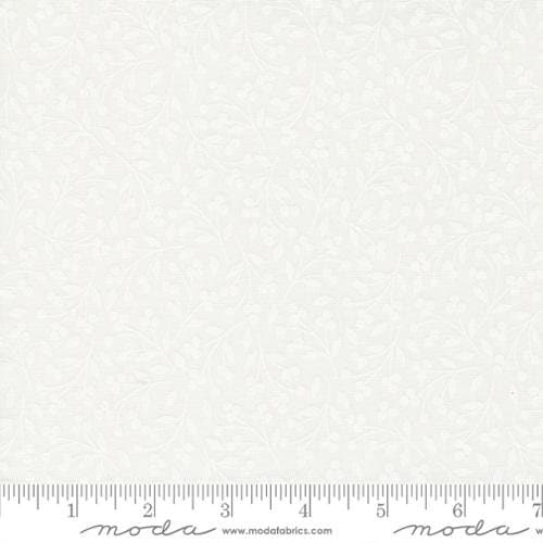Coriander Seeds Vines White 29140-11 by Corey Yoder for Moda Fabrics Sold in 1/2 Yard Increments