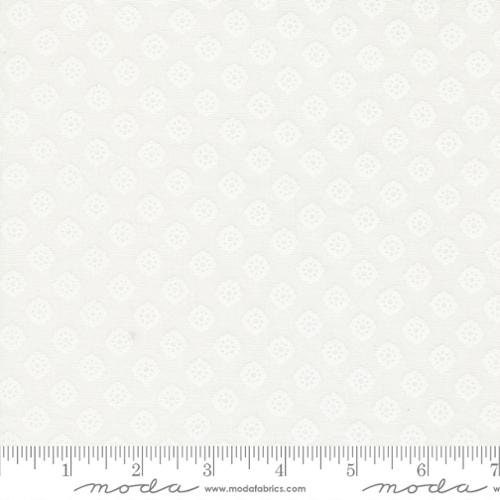 Coriander Seeds Lacy Polka Dot White 29143-11 by Corey Yoder for Moda Fabrics