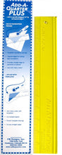 Add A-Quarter Ruler 12in Plus # CM12PLUS Yellow