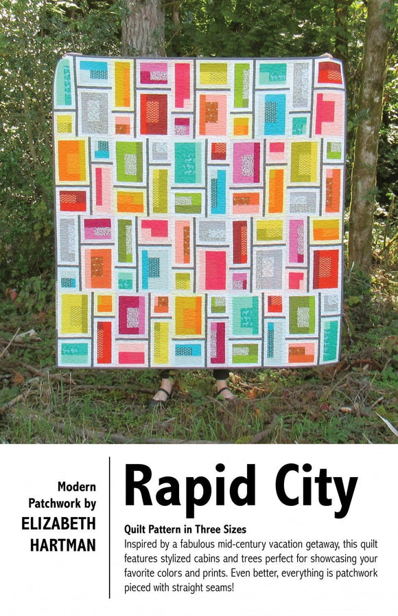 Rapid City Quilt Pattern # EHMP001 by Elizabeth Hartman Paper Pattern ONLY in 3 sizes