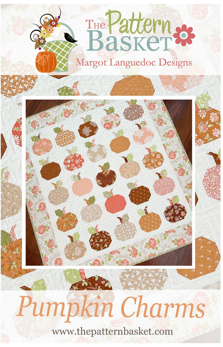 Pumpkin Charms By Margot Languedoc Designs Paper Pattern ONLY 36" x 38 1/2"