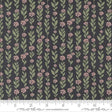 Country Rose Climbing Vine in Charcoal 5171-17 by Lella Boutique for Moda Fabrics Sold in 1/2 yard increments.
