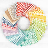 Bee Ginghams Alpine Bee Ginghams Jennifer C12559-Apine Sugar by Lori Holt for Riley Blake Sold in 1/2 yard increments