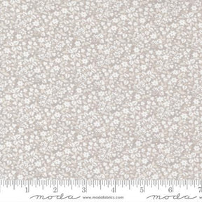The Shores Small Floral in Pebble 18743 14 by Brenda Riddle Designs for Moda Fabrics Sold in 1/2 yard increments cut continuously