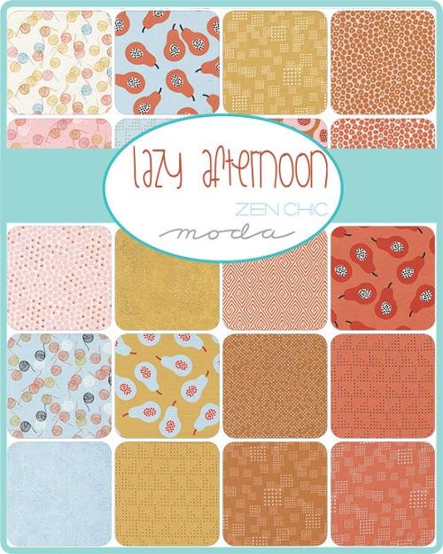 Lazy Afternoon Flowing Dots in Bronze by Zen Chic 1782 17 for Moda Fabrics Sold in 1/2 Yard Increments Cut Continuously