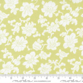 The Shores Main Floral in Sprout 18740 15 by Brenda Riddle Designs for Moda Fabrics Sold in 1/2 yard increments cut continuously
