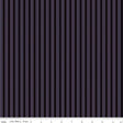 Spooky Hollow Stripes C10577 Eggplant Riley Blake Designs - Halloween Purple Black Stripe Striped Cotton Fabric Sold in 1/2 Yard Increments
