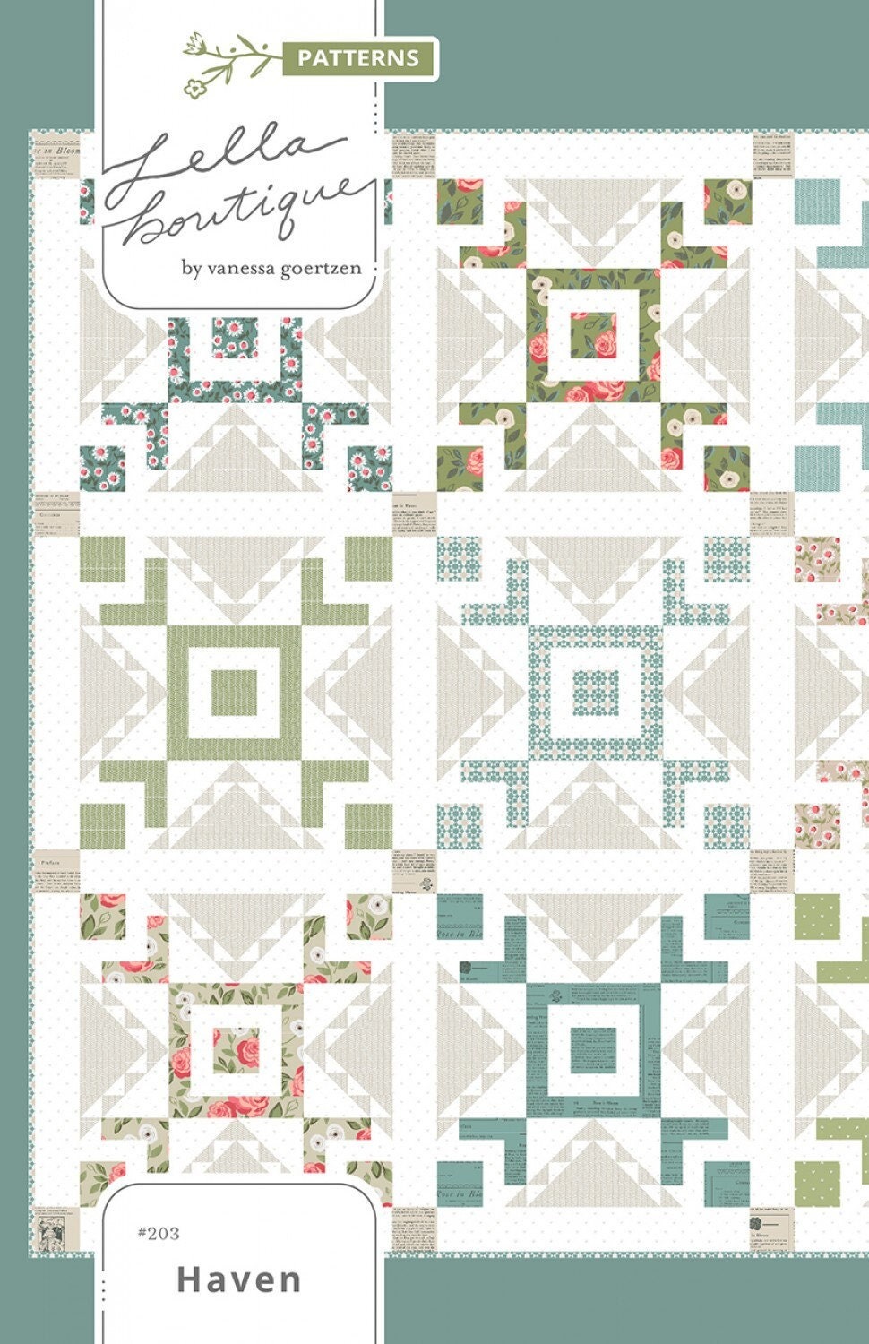 Haven by Vanessa Goertzen for Lella Boutique LB203 Finished Size 75 1/2" x 75 1/2"