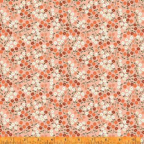 Forget Me Not Ditsy Floral Peach 53011-10 by Allison Harris of Cluck Cluck Sew from Windham's Fabrics Sold in 1/2 yard increments