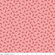 Calico Cherries Coral C12848-Coral by Lori Holt Sold by 1/2 Yard Increments