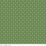 Calico Starshine Basil C12854-Basil by Lori Holt for Riley Blake Sold in 1/2 yard increments