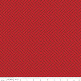 Calico Shirting Red C12850-Red by Lori Holt Sold by 1/2 Yard Increments