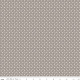 Calico Flowerbed Pewter C12853-Pewter by Lori Holt Sold by 1/2 Yard Increments