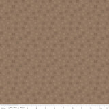 Calico Squares Chestnut C12849-Chestnut by Lori Holt Sold by 1/2 Yard Increments