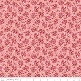 Calico Bouquet Coral C12840-Coral by Lori Holt Sold by 1/2 Yard Increments