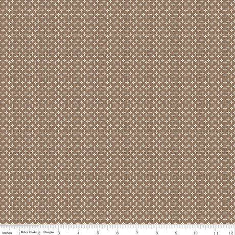 Calico Meadow Tearose C12843-Tearose by Lori Holt for Riley Blake Sold in 1/2 yard increments cut continuously