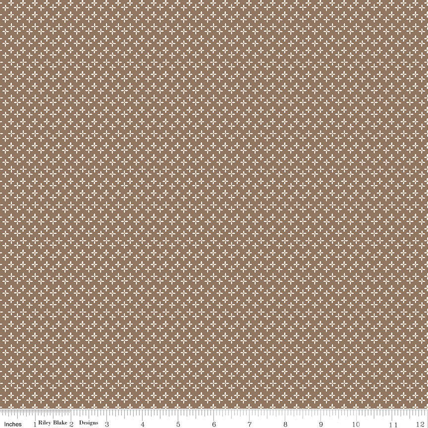 Calico Flowerbed Daisy C12853-Daisy by Lori Holt Sold by 1/2 Yard Increments