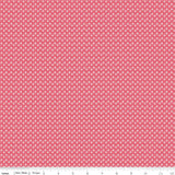 Calico Daisy Tearose C12852-Tearose by Lori Holt Sold by 1/2 Yard Increments