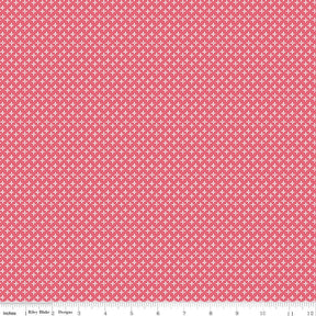 Calico Daisy Tearose C12852-Tearose by Lori Holt Sold by 1/2 Yard Increments