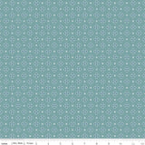 Calico Squares Chestnut C12849-Chestnut by Lori Holt Sold by 1/2 Yard Increments