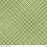 Calico Plaid Lettuce C12847-Lettuce by Lori Holt Sold by 1/2 Yard Increments