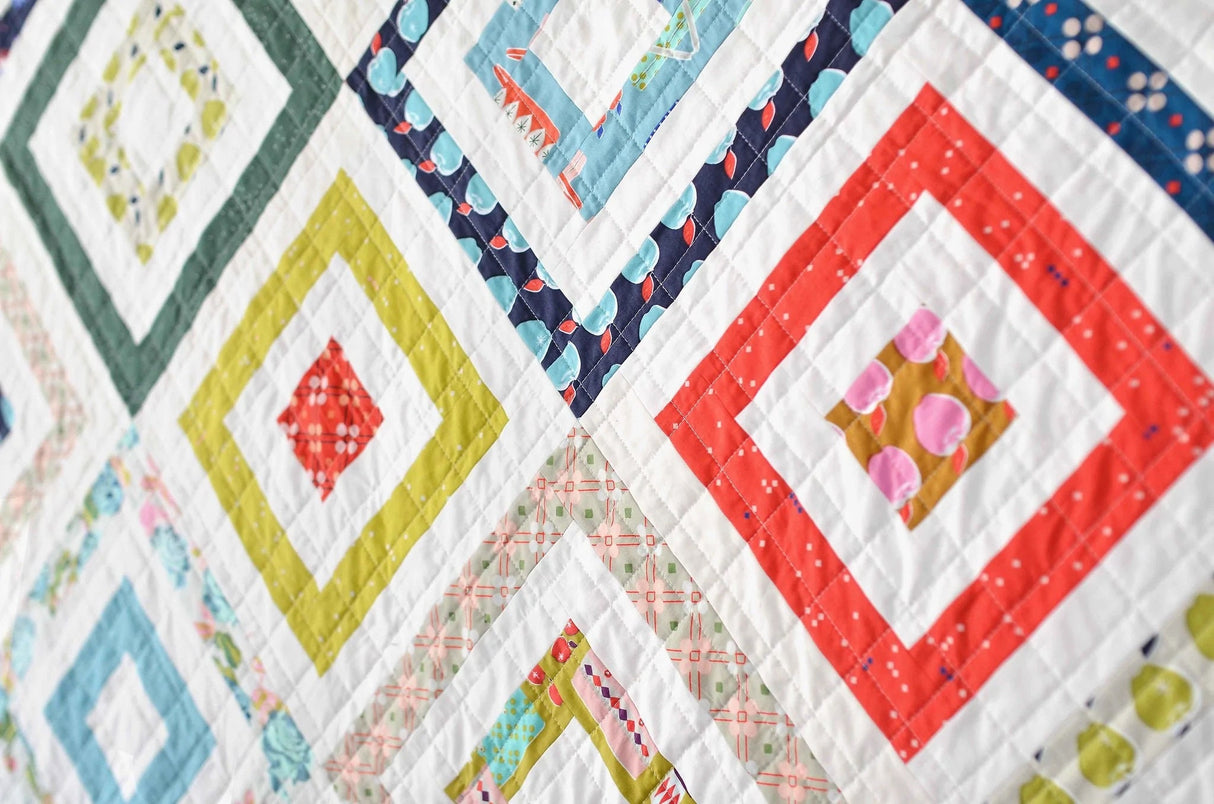 The Sadie Quilt Pattern KTQ124 by Kitchen Table Quilting (baby, lap and twin, queen and king sizes)
