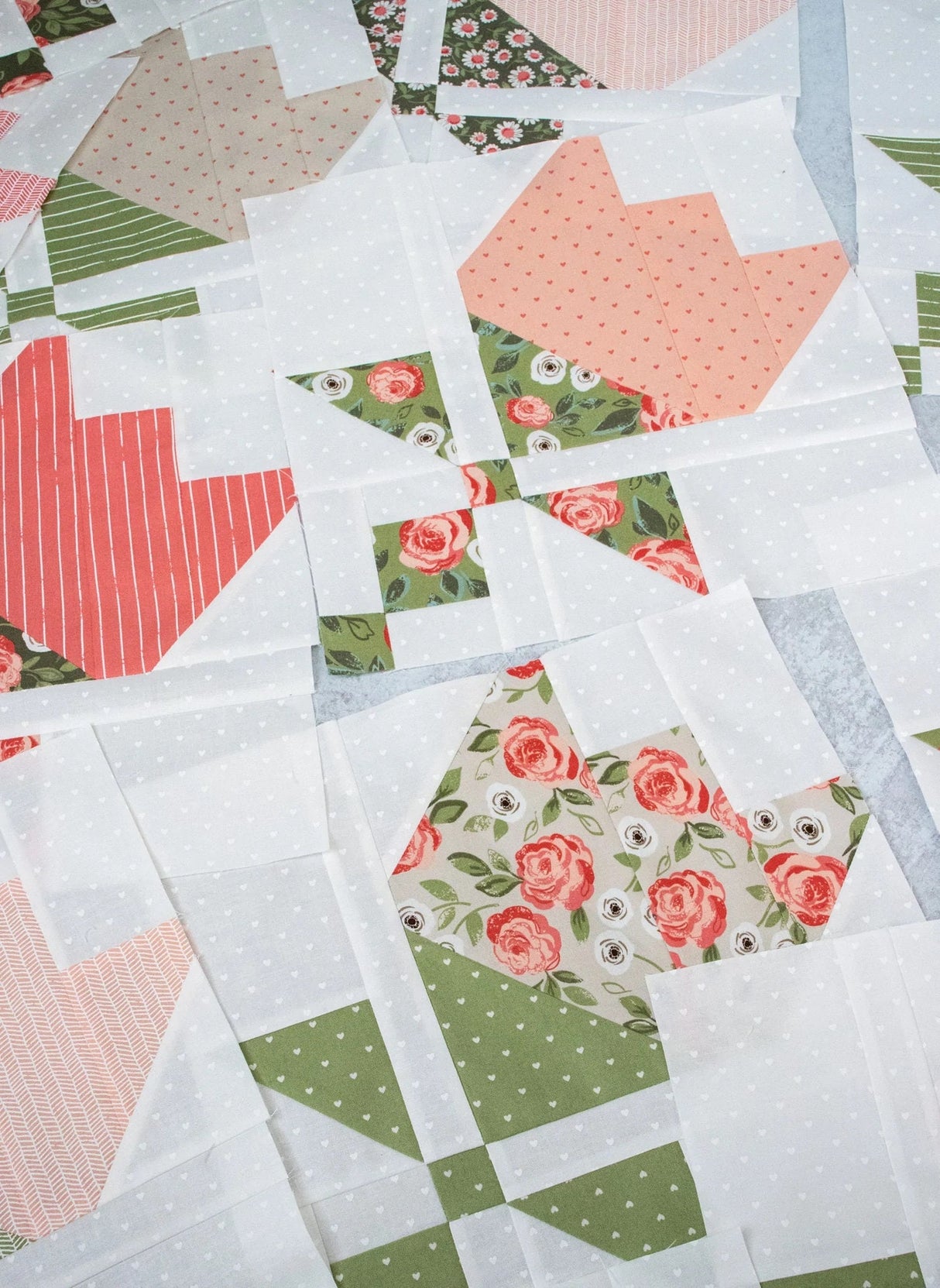 Tulip Shop by Vanessa Goertzen for Lella Boutique, #204 Finished Size 76 1/2" x 76 1/2"