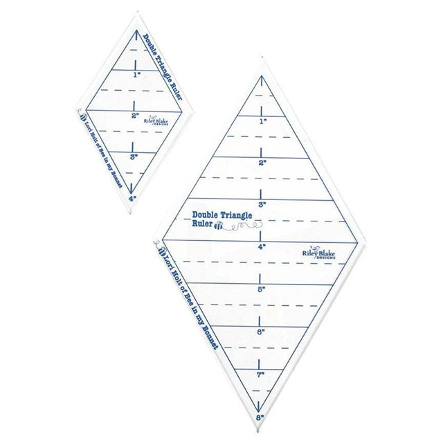Lori Holt Double Triangle Ruler 4" and 8" ST-24602