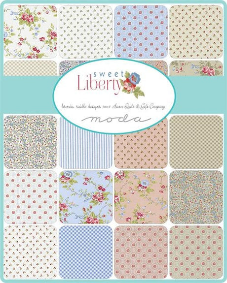 Sweet Liberty Mini Charm 18750MC by Brenda Riddle Designs for Moda Fabrics bin 75