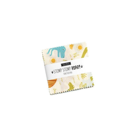 Stomp Stomp Roar 2.5" Mini Charm 20820MC By Stacy Iest Hsu for Moda Fabric bin 68