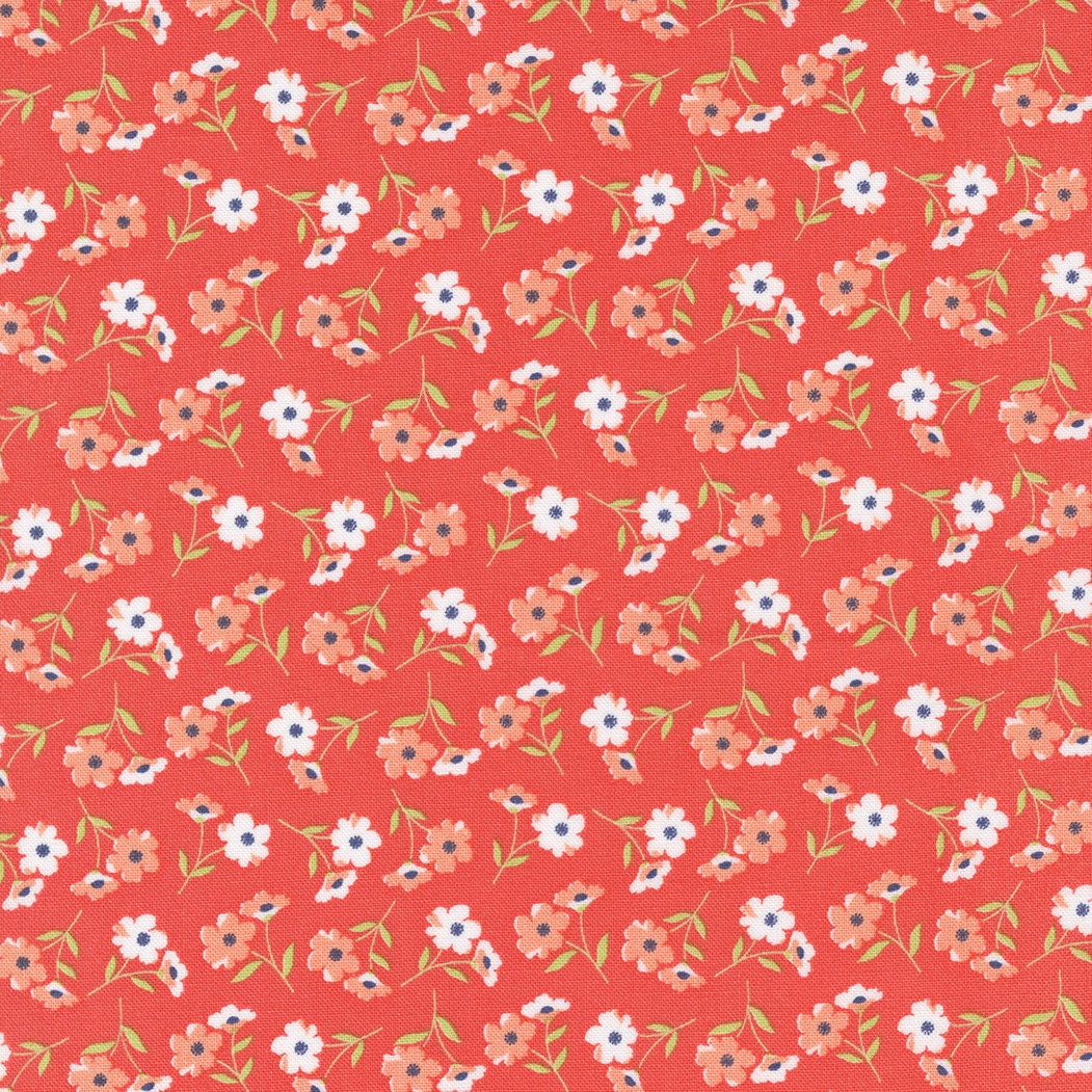 Sunwashed Windflower Toss Nectar Yardage 29162-19 by Moda Fabrics Sold in 1/2 yard increments cut continuously
