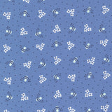 Sunwashed Busy Bee Sky Yardage 29163-20 by Moda Fabrics Sold in 1/2 yard increments cut continuously