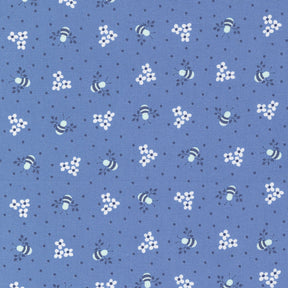 Sunwashed Busy Bee Sky Yardage 29163-20 by Moda Fabrics Sold in 1/2 yard increments cut continuously