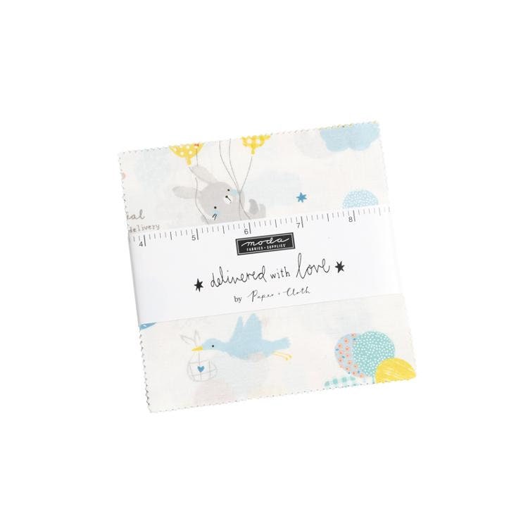 Delivered With Love Mini Charm Pack 2.5" 25130MC by Paper and Cloth for Moda Fabrics bin 51