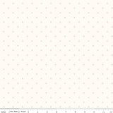 Bee Cross Stitch on Cloud Daisy Yardage - C747-Daisy by Lori Holt of A Bee in My Bonnet for Riley Blake Designs sold in 1/2 yard increments